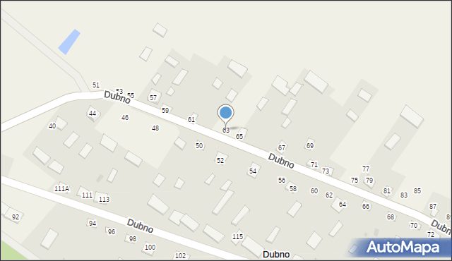 Dubno, Dubno, 63, mapa Dubno
