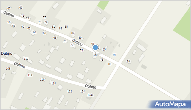 Dubno, Dubno, 76, mapa Dubno