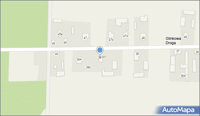 Dubów, Dubów, 39, mapa Dubów