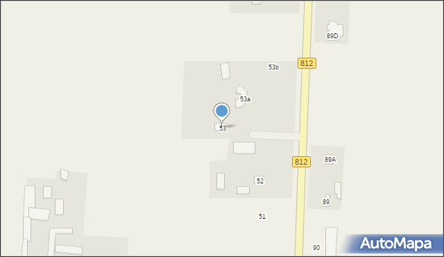 Dubów, Dubów, 53, mapa Dubów