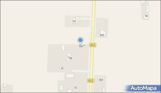 Dubów, Dubów, 53b, mapa Dubów