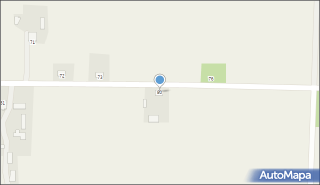 Dubów, Dubów, 80, mapa Dubów