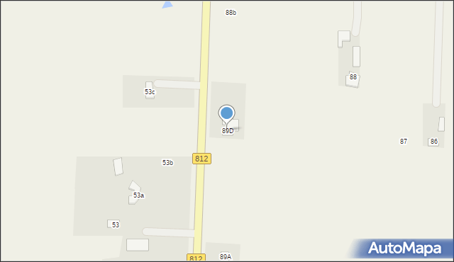 Dubów, Dubów, 89D, mapa Dubów