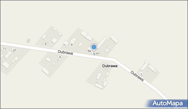 Dubrawa, Dubrawa, 5, mapa Dubrawa