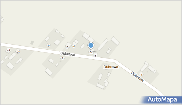 Dubrawa, Dubrawa, 6a, mapa Dubrawa