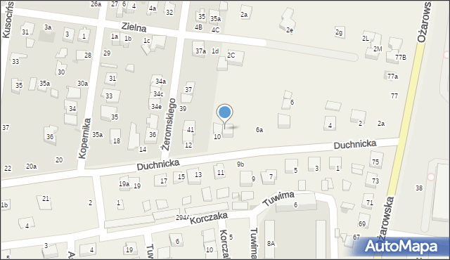 Duchnice, Duchnicka, 8, mapa Duchnice