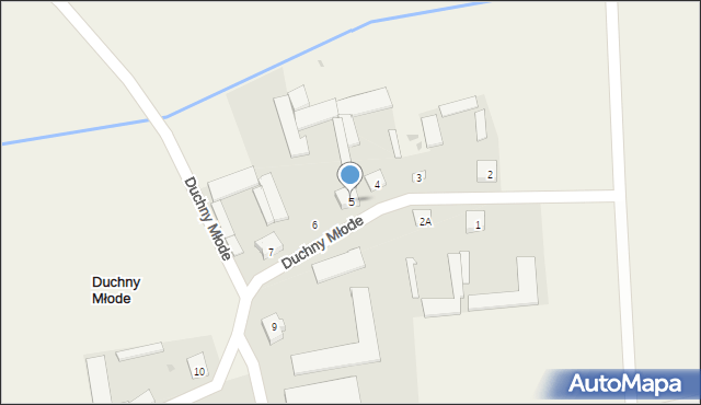 Duchny Młode, Duchny Młode, 5, mapa Duchny Młode