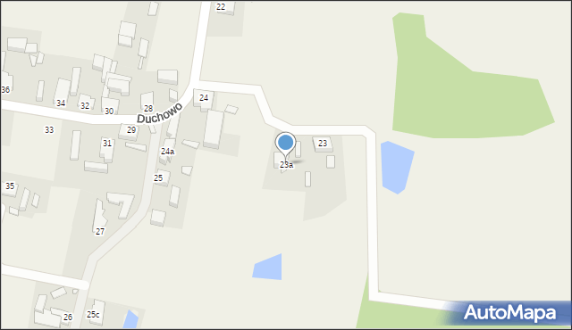 Duchowo, Duchowo, 23a, mapa Duchowo