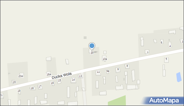 Ducka Wola, Ducka Wola, 10, mapa Ducka Wola