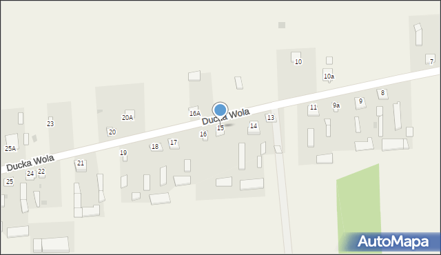 Ducka Wola, Ducka Wola, 15, mapa Ducka Wola
