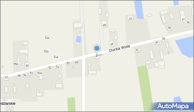 Ducka Wola, Ducka Wola, 47, mapa Ducka Wola