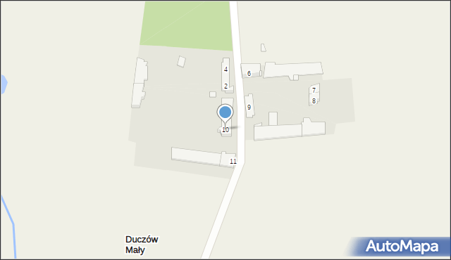Duczów Mały, Duczów Mały, 10, mapa Duczów Mały