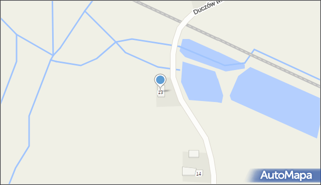 Duczów Mały, Duczów Mały, 13, mapa Duczów Mały