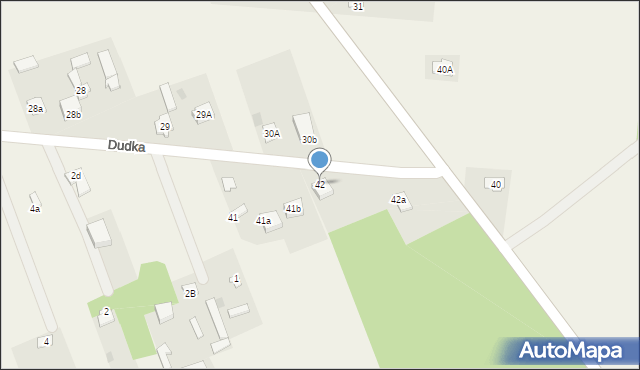 Dudka, Dudka, 42, mapa Dudka
