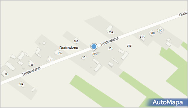 Dudowizna, Dudowizna, 36A, mapa Dudowizna