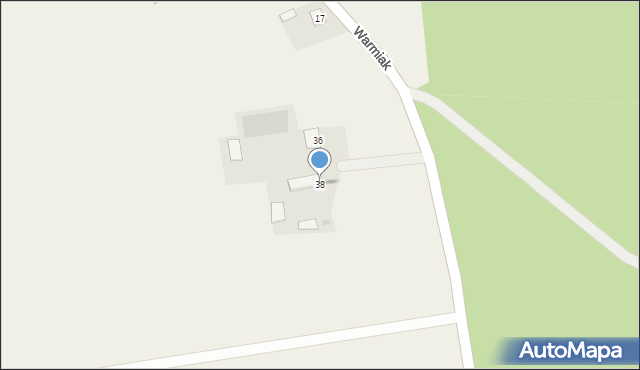 Dudy Puszczańskie, Dudy Puszczańskie, 38, mapa Dudy Puszczańskie
