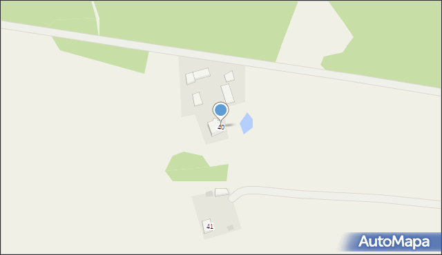 Dudy Puszczańskie, Dudy Puszczańskie, 40, mapa Dudy Puszczańskie