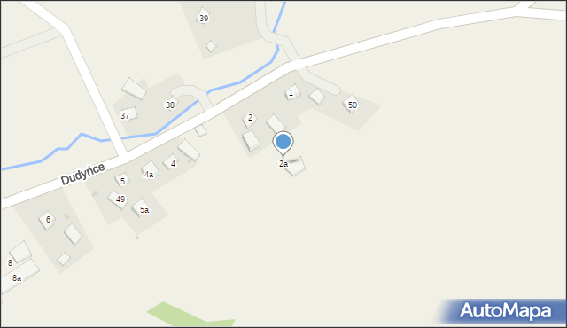Dudyńce, Dudyńce, 2a, mapa Dudyńce