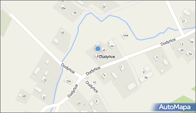 Dudyńce, Dudyńce, 46, mapa Dudyńce