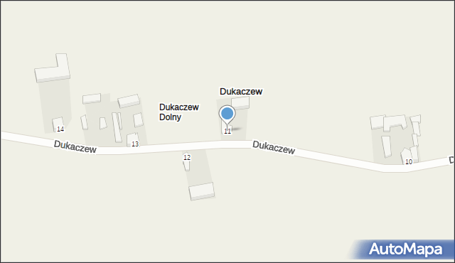 Dukaczew, Dukaczew, 11, mapa Dukaczew