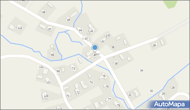Duląbka, Duląbka, 40, mapa Duląbka