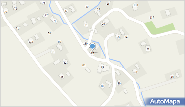 Duląbka, Duląbka, 85, mapa Duląbka