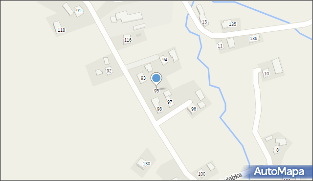 Duląbka, Duląbka, 95, mapa Duląbka