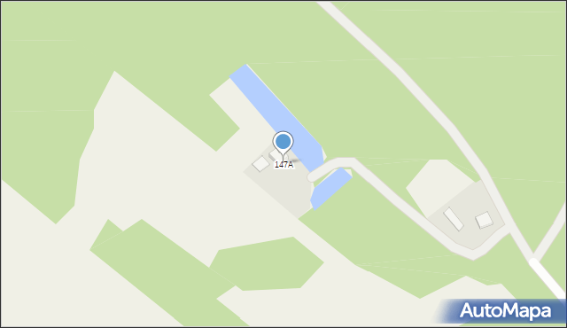 Dulcza Mała, Dulcza Mała, 147A, mapa Dulcza Mała