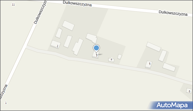 Dulkowszczyzna, Dulkowszczyzna, 3, mapa Dulkowszczyzna