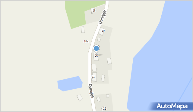 Dunajek, Dunajek, 20, mapa Dunajek