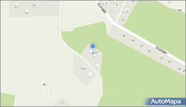 Dunajki, Dunajki, 34, mapa Dunajki
