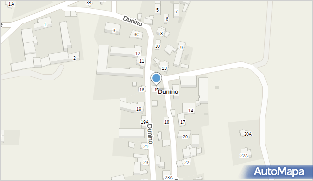 Dunino, Dunino, 15, mapa Dunino
