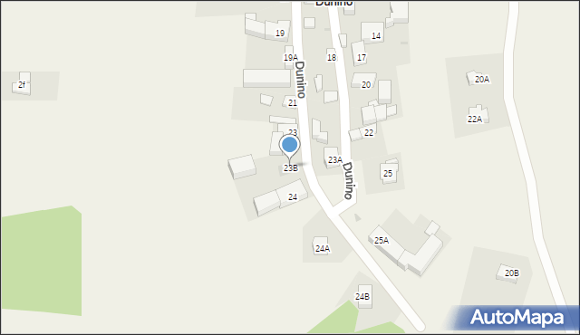 Dunino, Dunino, 23B, mapa Dunino