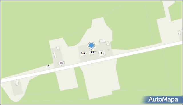 Duninów Duży, Duninów Duży, 18B, mapa Duninów Duży