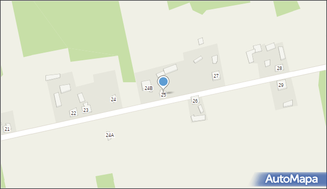 Duninów Duży, Duninów Duży, 25, mapa Duninów Duży
