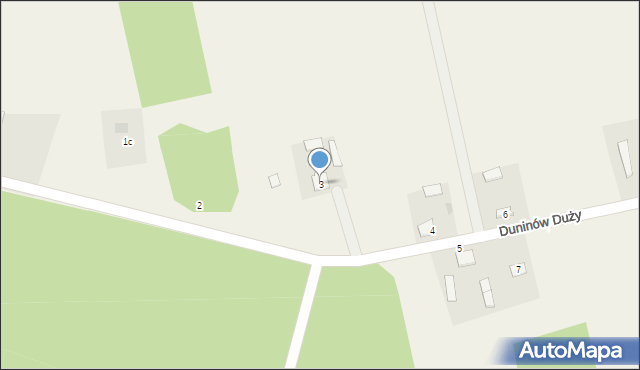 Duninów Duży, Duninów Duży, 3, mapa Duninów Duży