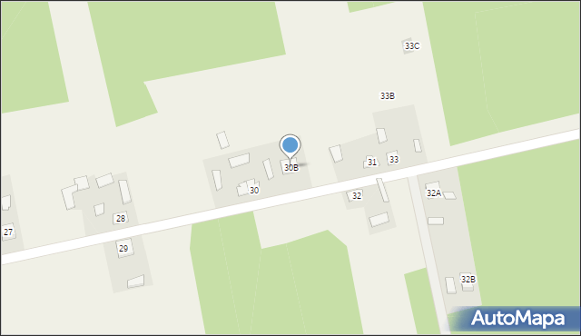 Duninów Duży, Duninów Duży, 30B, mapa Duninów Duży