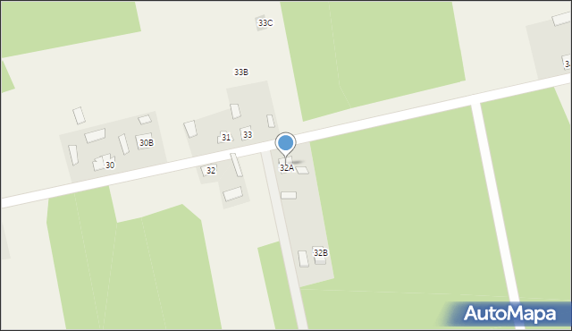 Duninów Duży, Duninów Duży, 33A, mapa Duninów Duży