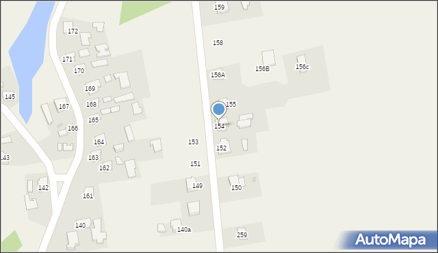 Duńkowice, Duńkowice, 154, mapa Duńkowice