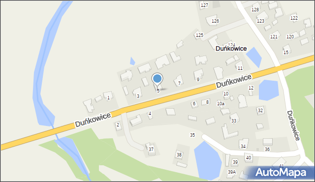 Duńkowice, Duńkowice, 5, mapa Duńkowice