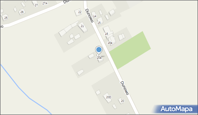 Dunowo, Dunowo, 20a, mapa Dunowo