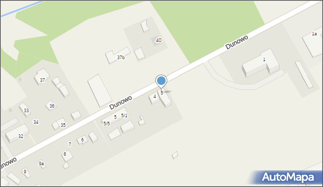 Dunowo, Dunowo, 3, mapa Dunowo