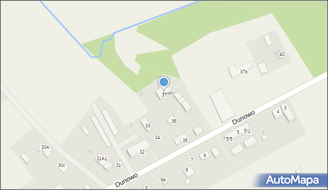 Dunowo, Dunowo, 37, mapa Dunowo