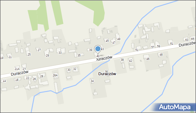 Duraczów, Duraczów, 41, mapa Duraczów