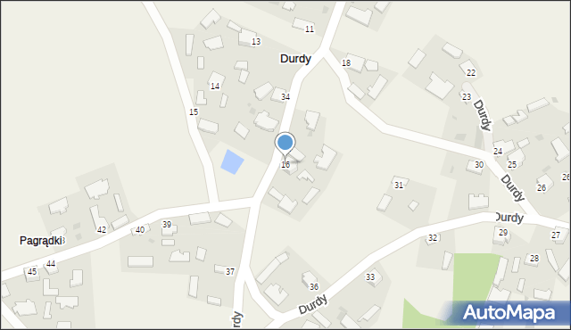 Durdy, Durdy, 16, mapa Durdy