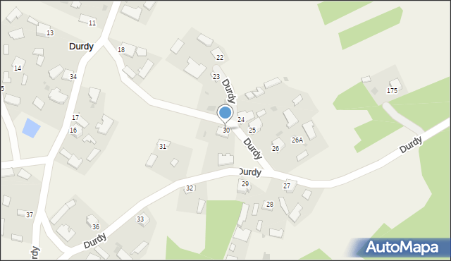 Durdy, Durdy, 30, mapa Durdy