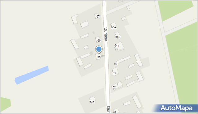 Durlasy, Durlasy, 65, mapa Durlasy