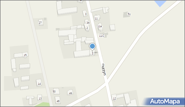 Durzyn, Durzyn, 1, mapa Durzyn