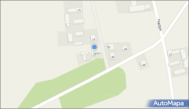 Durzyn, Durzyn, 13, mapa Durzyn