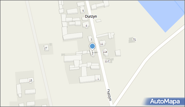 Durzyn, Durzyn, 2, mapa Durzyn
